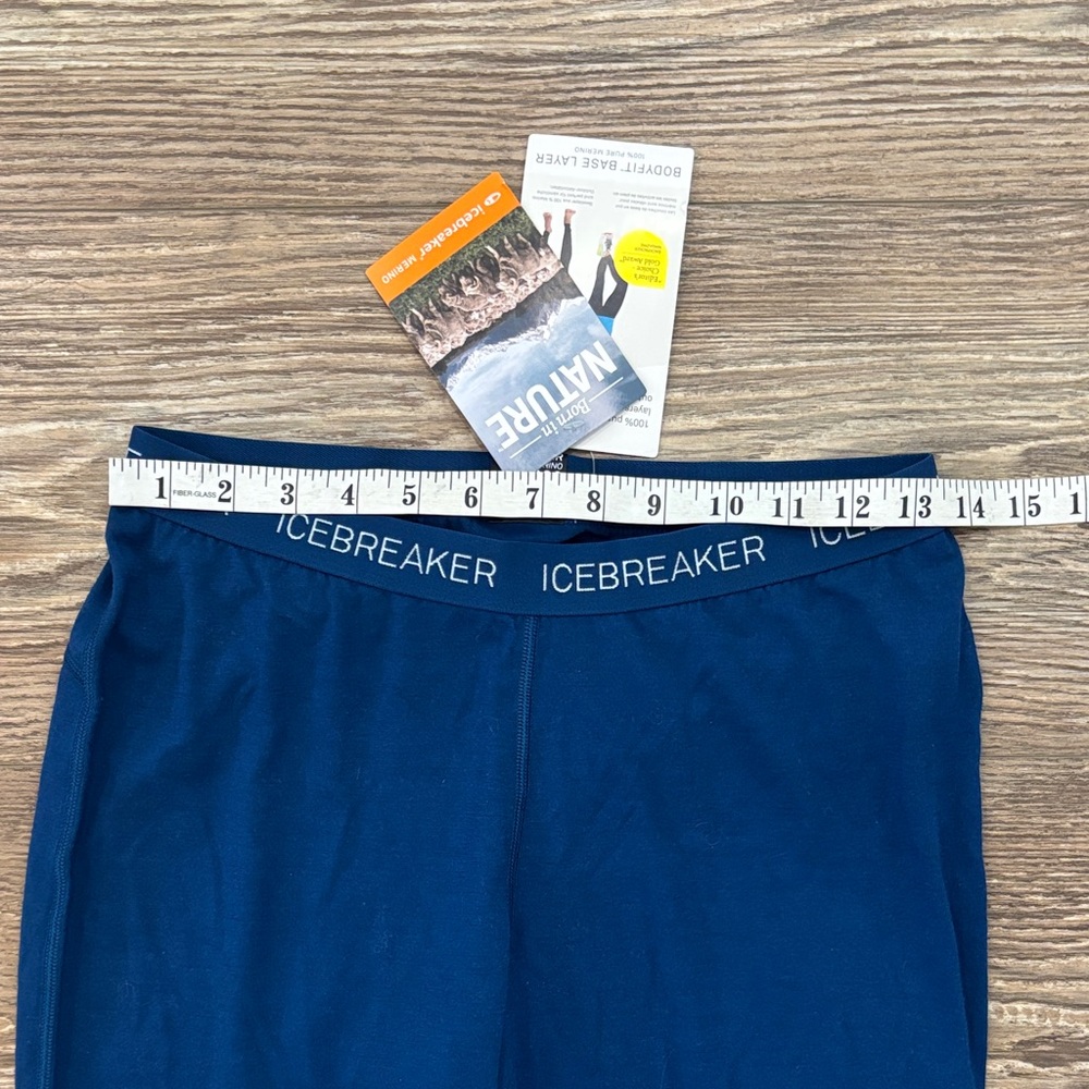 Icebreaker Merino 200 Oasis Thermal Leggings Navy Blue Women's Size Medium NWT - Picture 6 of 9